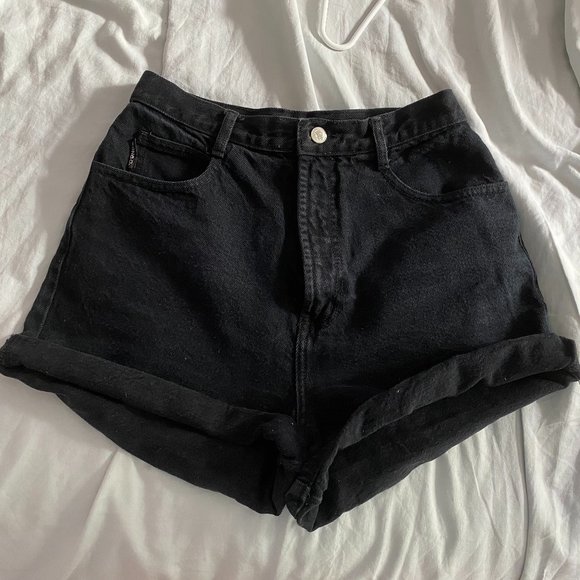 BONGO Pants - Vintage Black Mom Shorts
